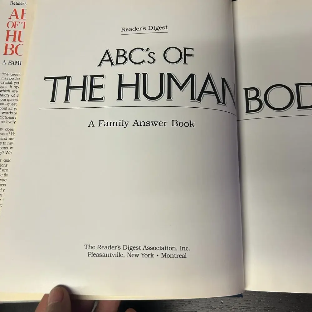 ABCs of the Human Body by Reader's Digest Editors (1990, Hardcover)